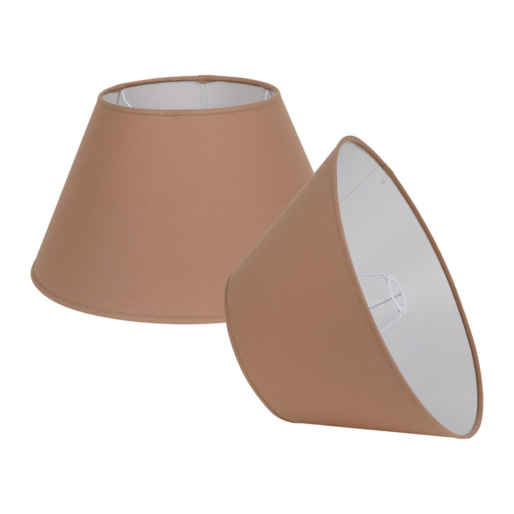 Beige Cotton Empire Lamp Shade – 45 cm