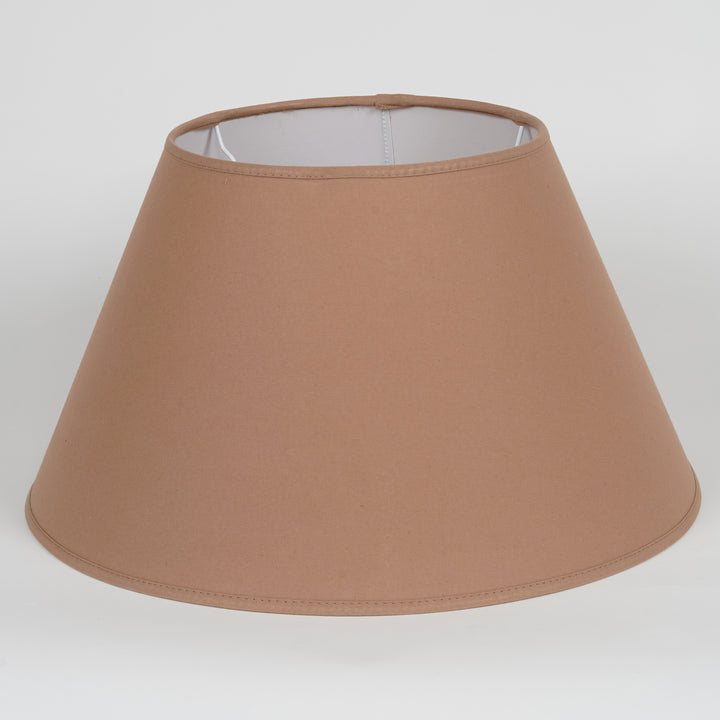 Beige Cotton Empire Lamp Shade – 45 cm