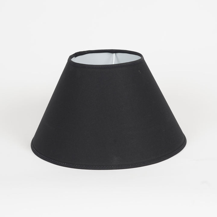 Black Cotton Empire Lamp Shade – 35 cm