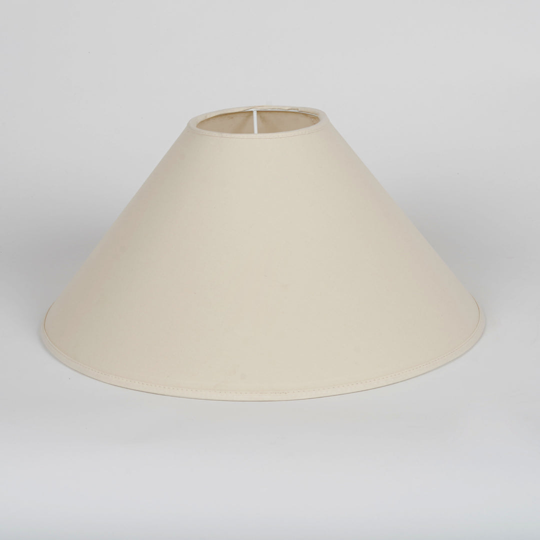 White Cotton Solid Lampshade - 30 CM