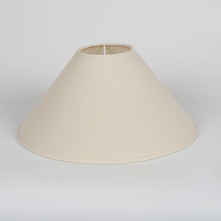 White Cotton Solid Lampshade - 30 CM