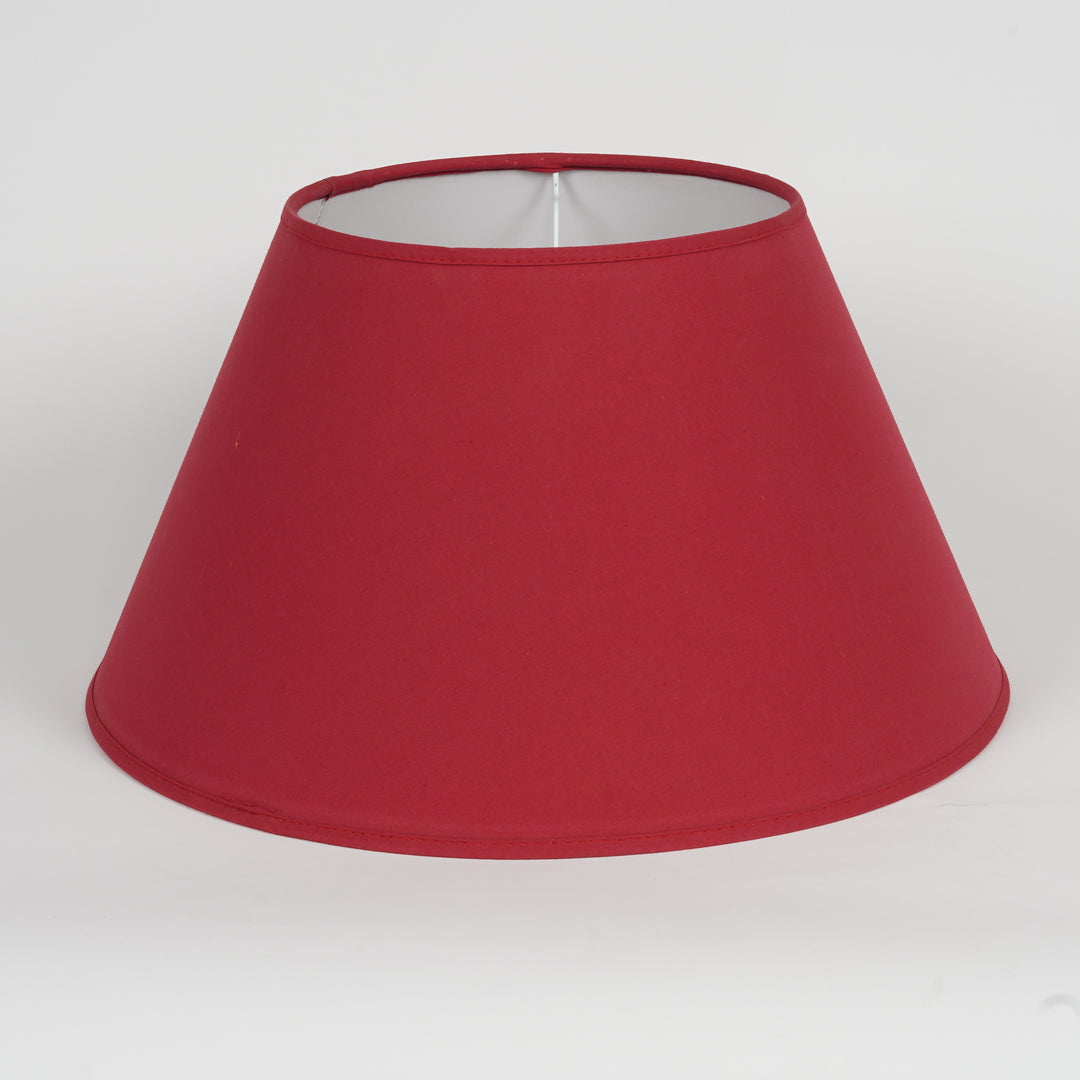 Maroon Cotton Empire Solid Lamp Shade - 30 CM