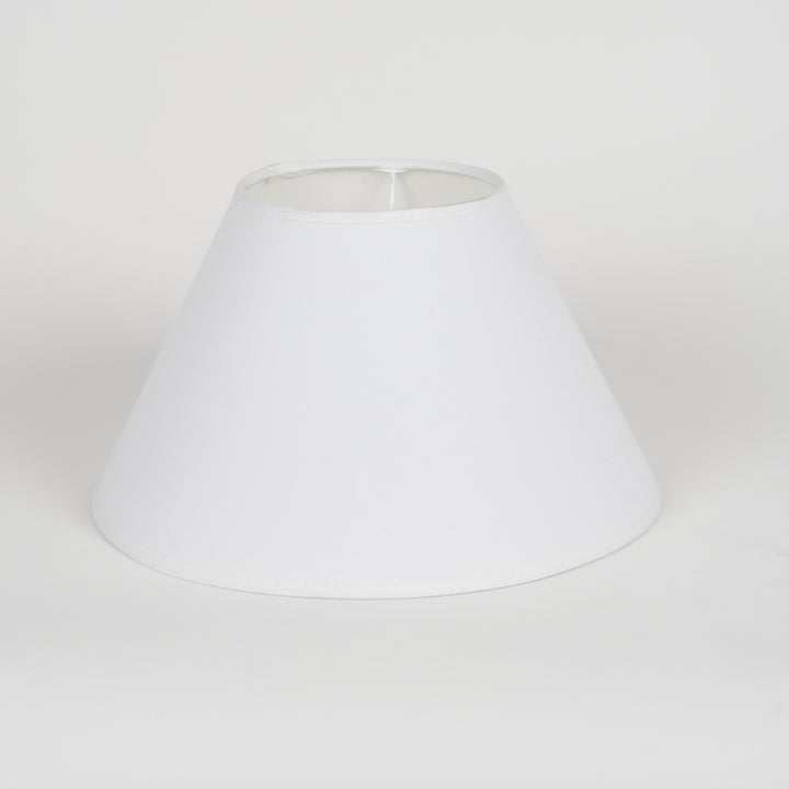 Off-White Cotton Empire Lamp Shade – 35 cm