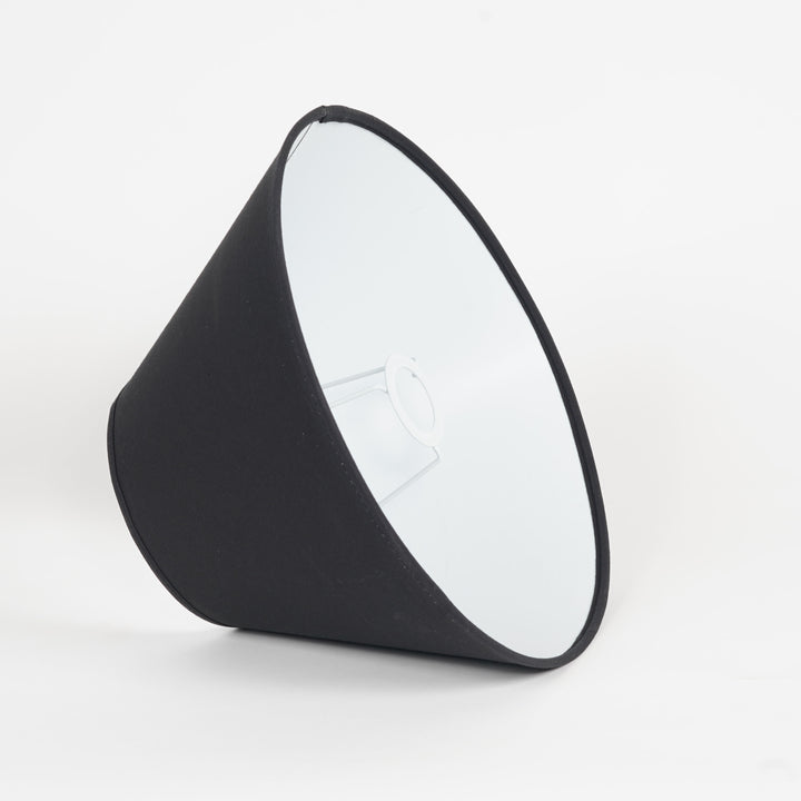 Black Cotton Empire Lamp Shade – 45 cm