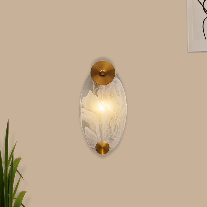 Ellison White Marbal Wall Light