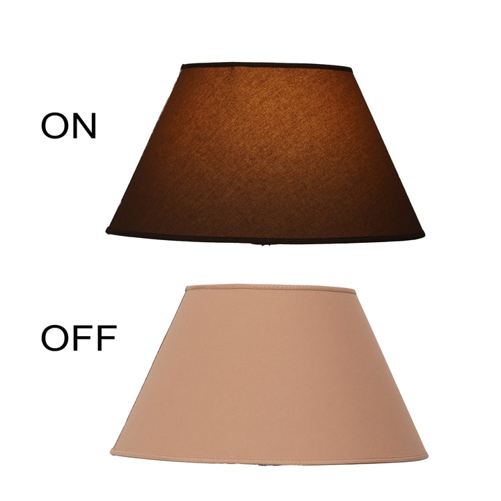 Beige Cotton Empire Lamp Shade – 35 cm