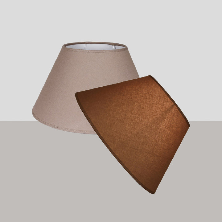 Beige Cotton Empire Lamp Shade – 25 cm