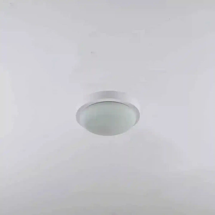 Chester Round Flush Ceiling Light In White Finish