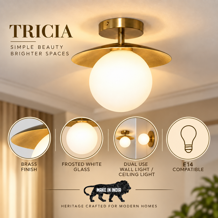 TRICIA Flush Ceiling Light