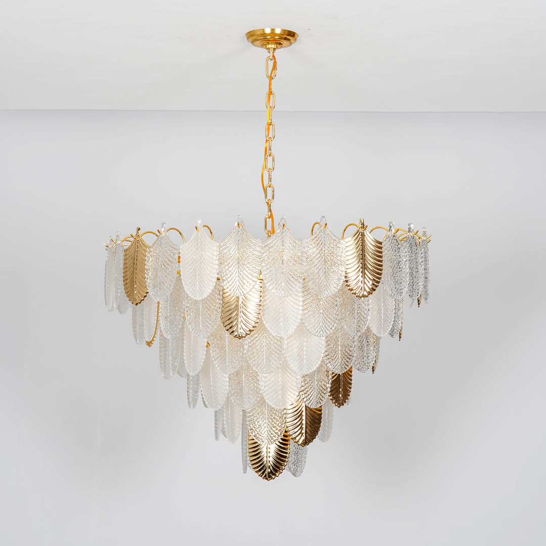 ALEXA 15 Light Modern & Contemporary Crystal Ceiling Chandelier ( Bulbs Included)