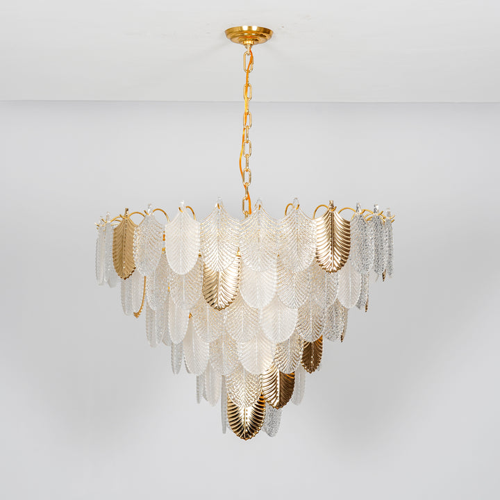 ALEXA 15 Light Modern & Contemporary Crystal Ceiling Chandelier ( Bulbs Included)