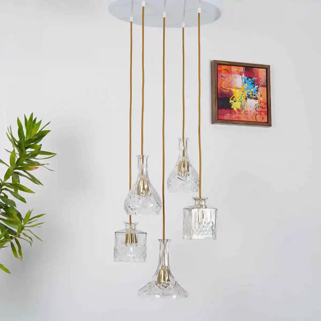 Decanterlight Five Light Chandelier