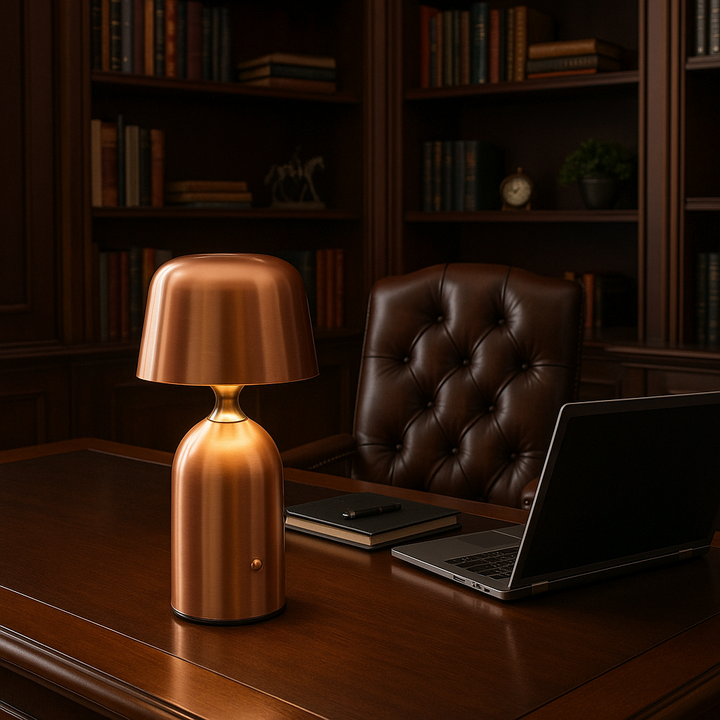 ORFEO Modern Cordless LED Touch Control Dimmable 3 Light Color Tunable Table Lamp With USB Rechargeble
