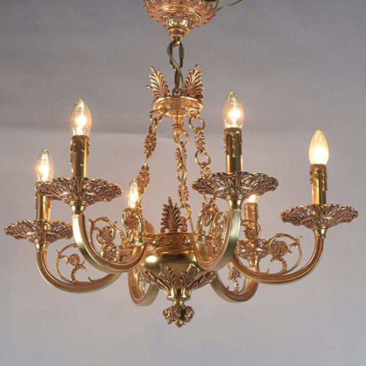 Penhill French Design Brass Chandelier Light