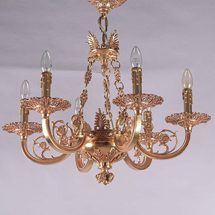 Penhill French Design Brass Chandelier Light