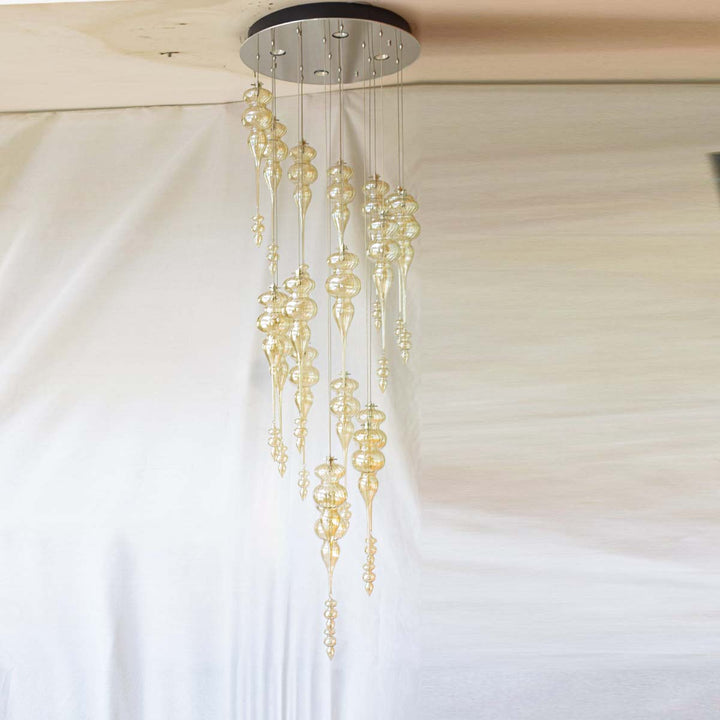 Casper Champagne Glasses Pendant Light