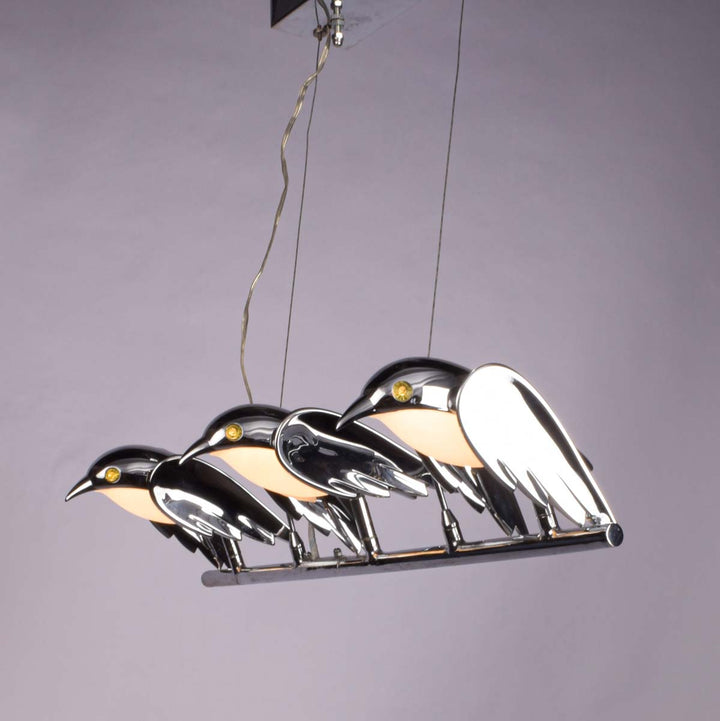 Ginestra Three Birds With Light Source Pendant Light