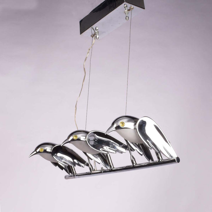 Ginestra Three Birds With Light Source Pendant Light