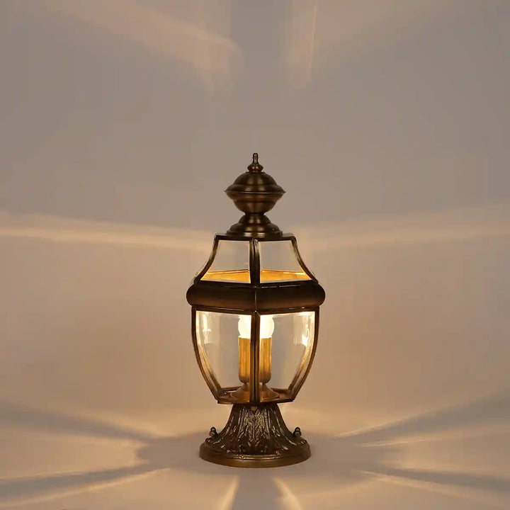 Parish Outdoor Single Light in Antique Brass Finish