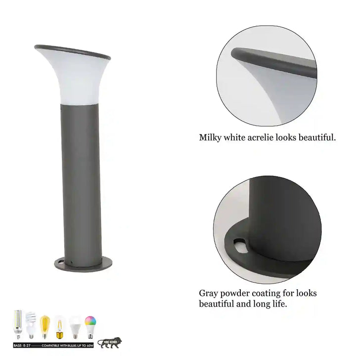 Miseno Aluminium Outdoor Bollard Light