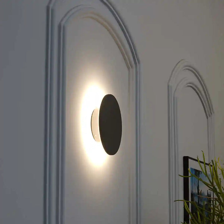 Torino Cool White Round Outdoor Wall Lights