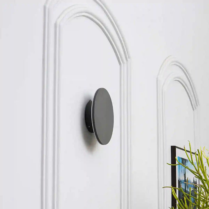 Torino Cool White Round Outdoor Wall Lights