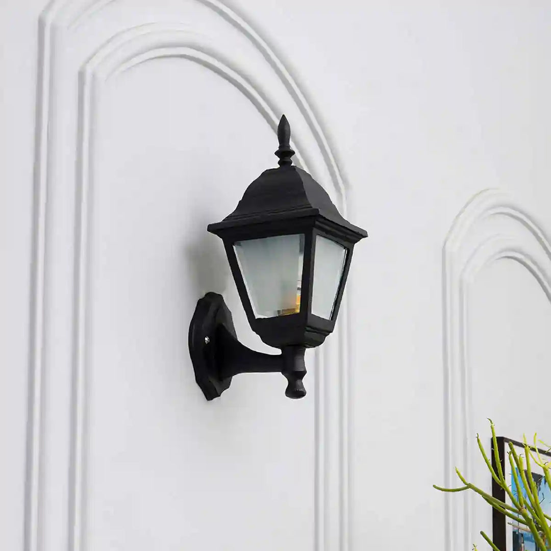 Oslo Black Outdoor Wall Light