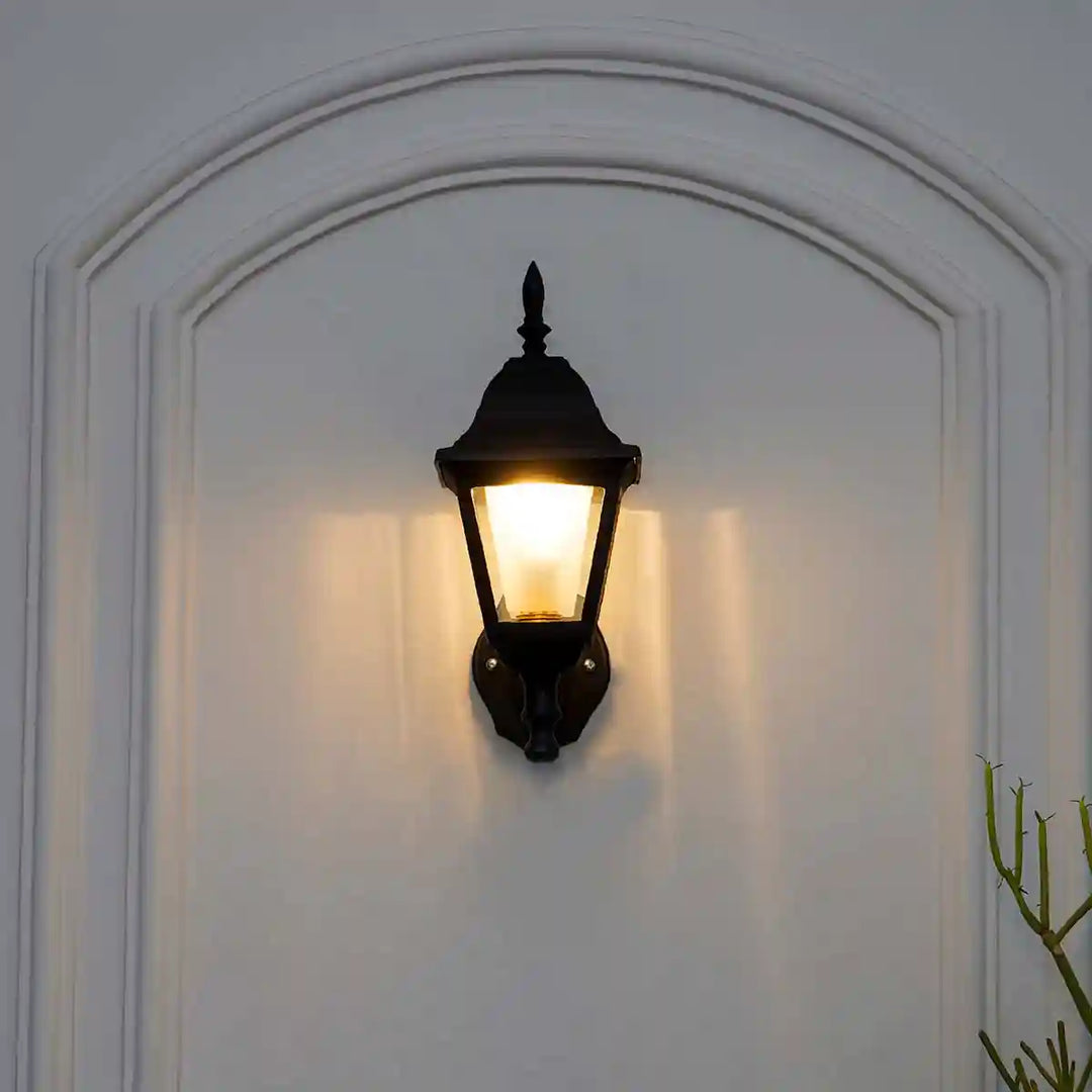 Oslo Black Outdoor Wall Light