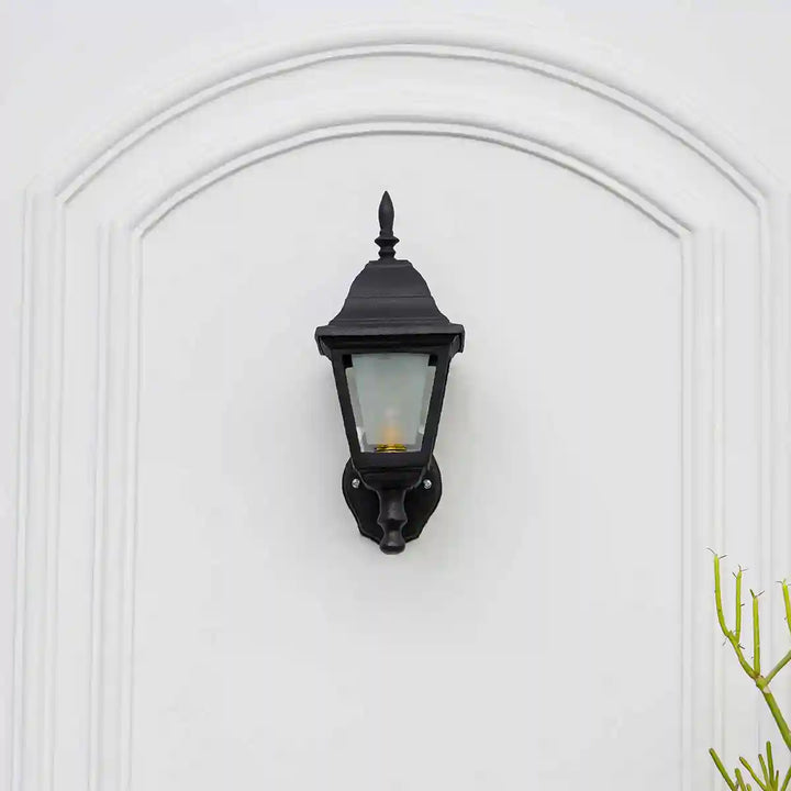 Oslo Black Outdoor Wall Light