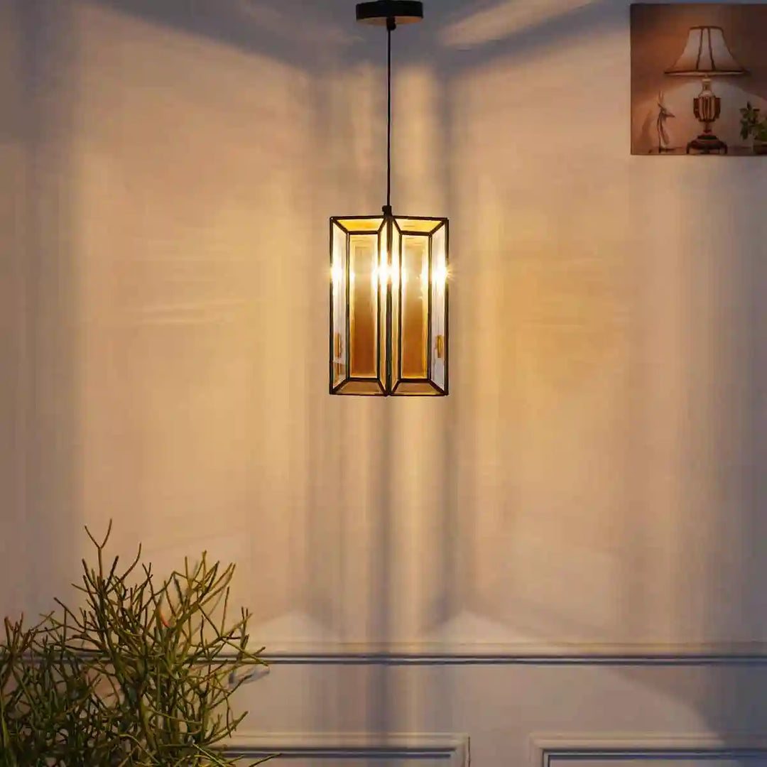 Igor Single Light Ceiling Pendant in Brass Finish