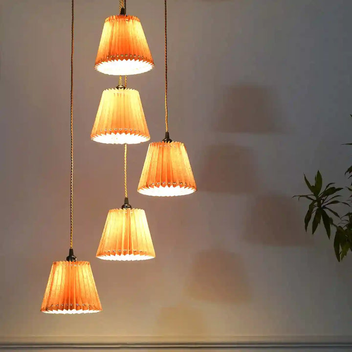 Dynamo Beige Fabric Hanging Light