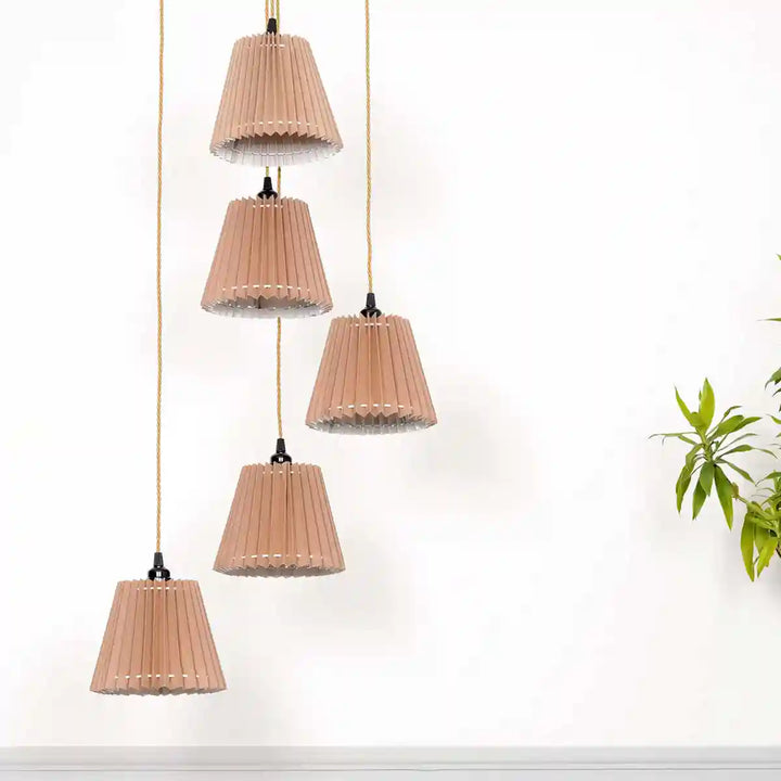 Dynamo Beige Fabric Hanging Light