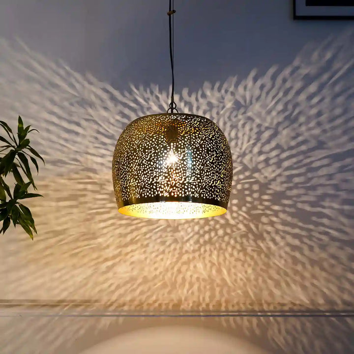 Hamisphere Etching Metal pendant Light