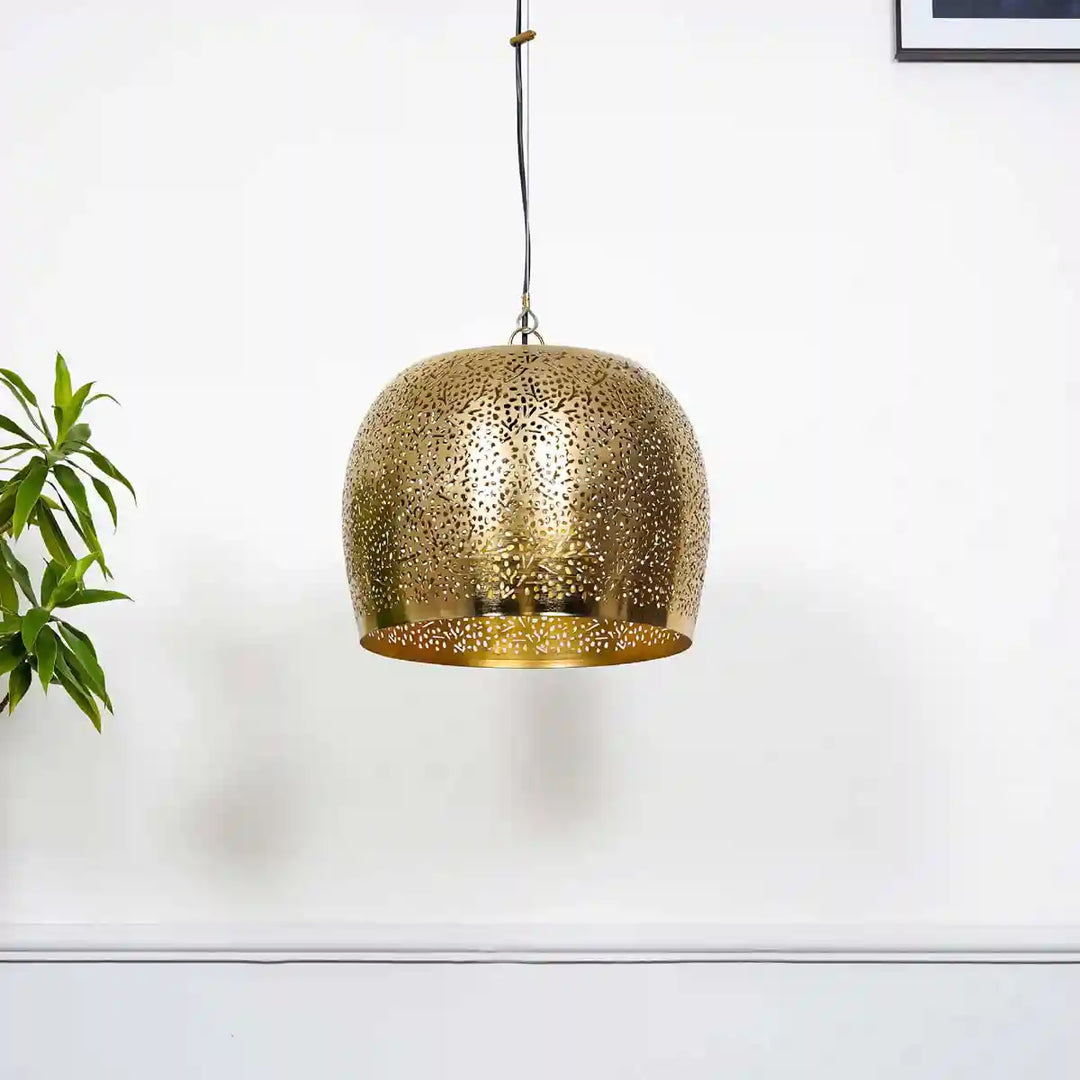 Hamisphere Etching Metal pendant Light