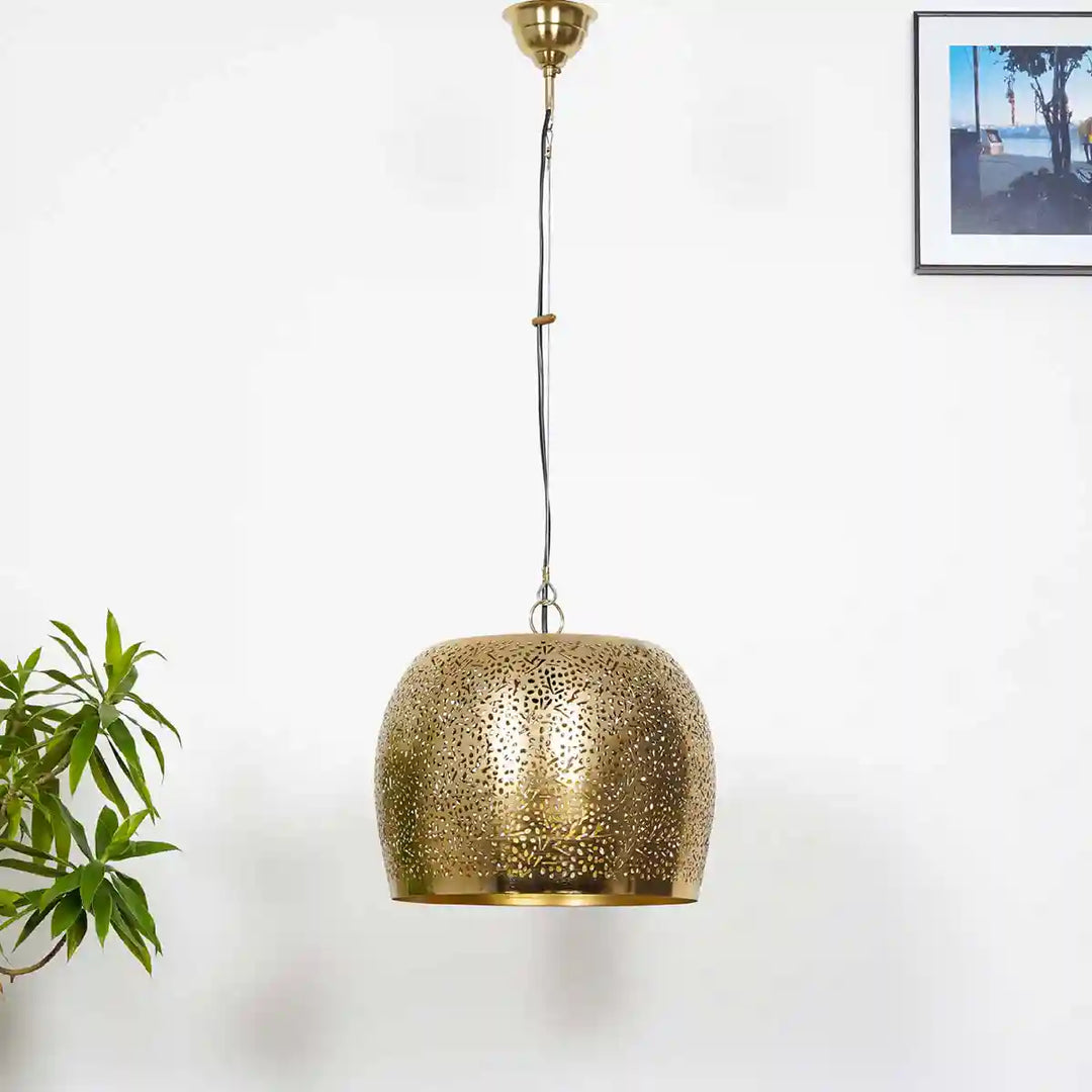 Hamisphere Etching Metal pendant Light