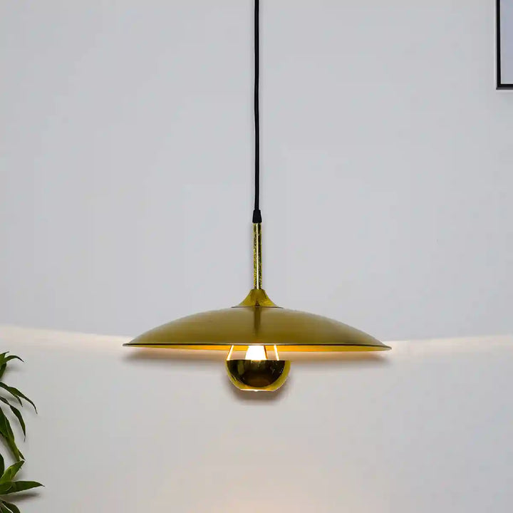 Cornel Gold Metal Hanging Pendant Light