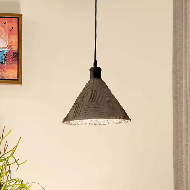 Aplomb Dark Grey Concrete Hanging