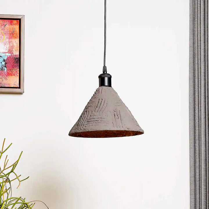 Aplomb Dark Grey Concrete Hanging