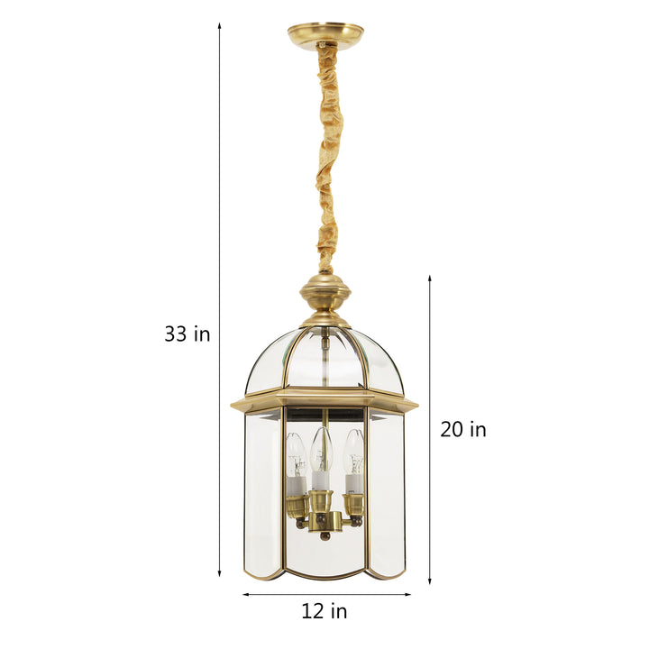 Imperial 3 Light Ceiling Pendant Light