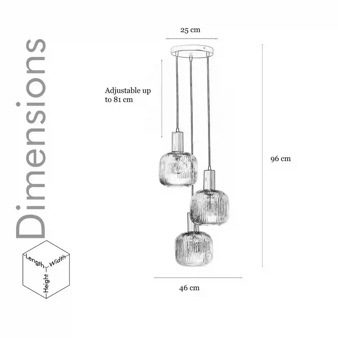 Demarius Cluster Round Hanging Pendant Light