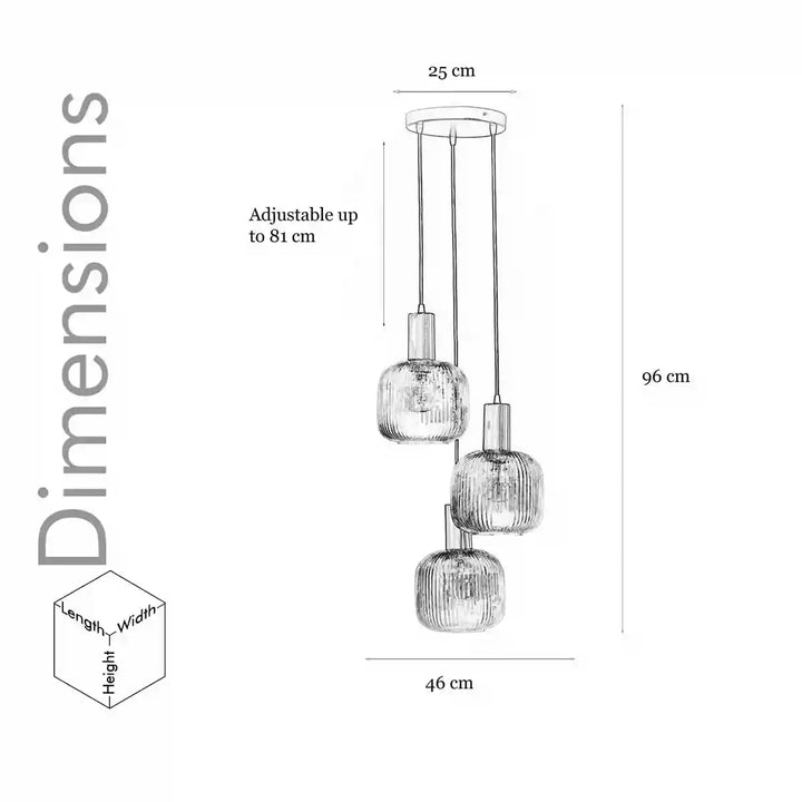 Demarius Cluster Round Hanging Pendant Light