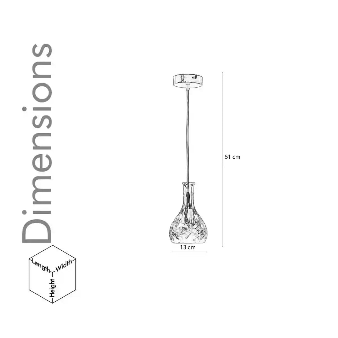 Decanterlight Bell Glass Pendant Light