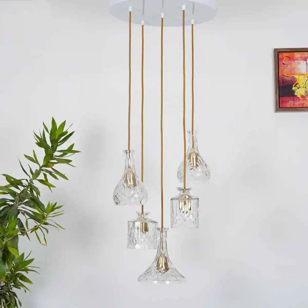 Decanterlight Five Light Chandelier