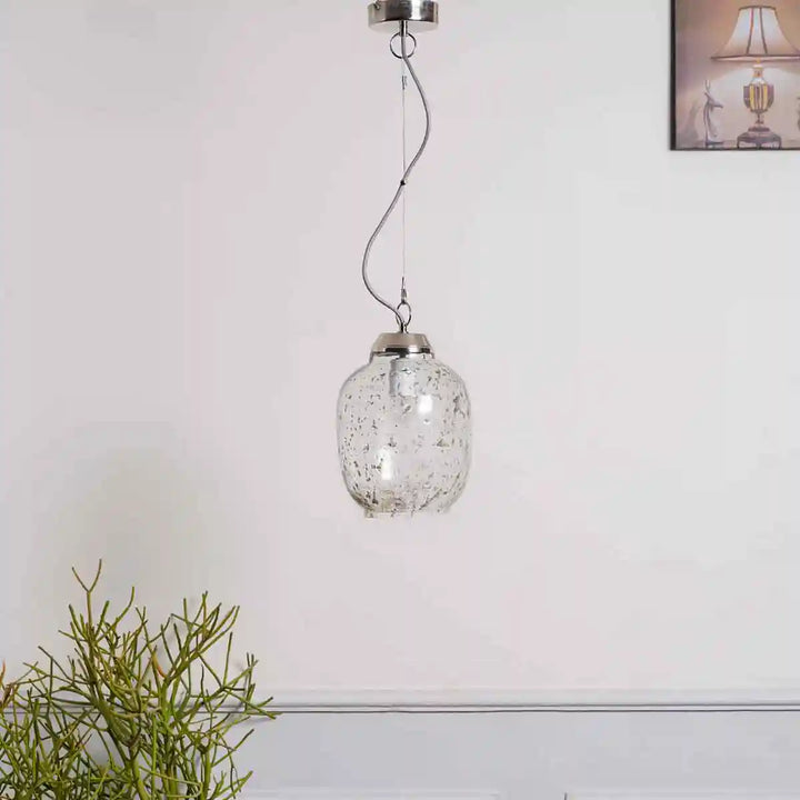 Zara Water Drop Transparent Glass Pendant Light