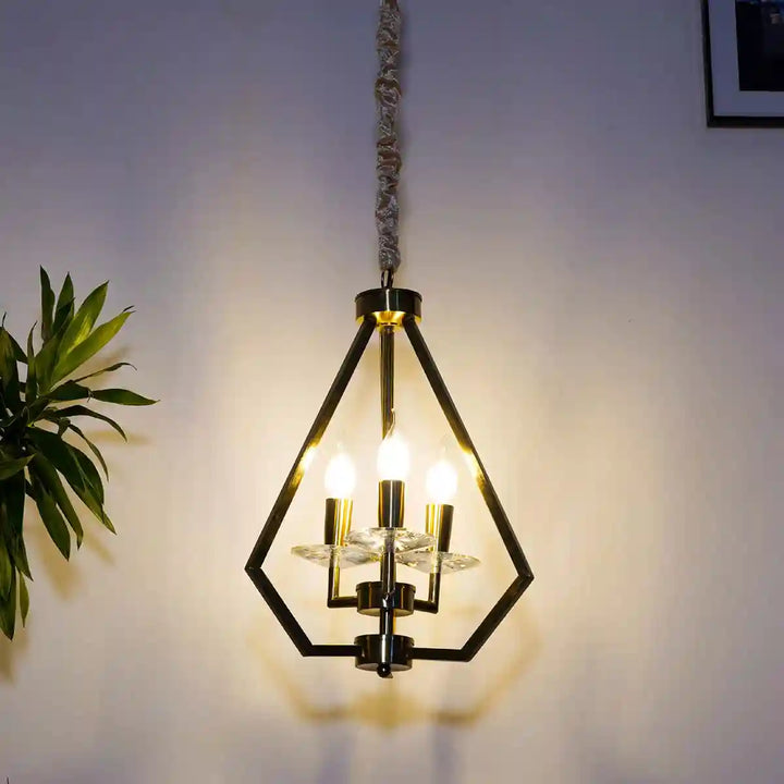 Arvin Gold Metal Hanging Light