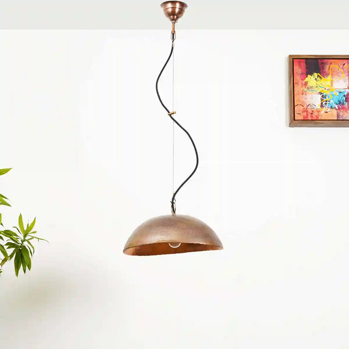 Priddy Copper Metal Pendant Light