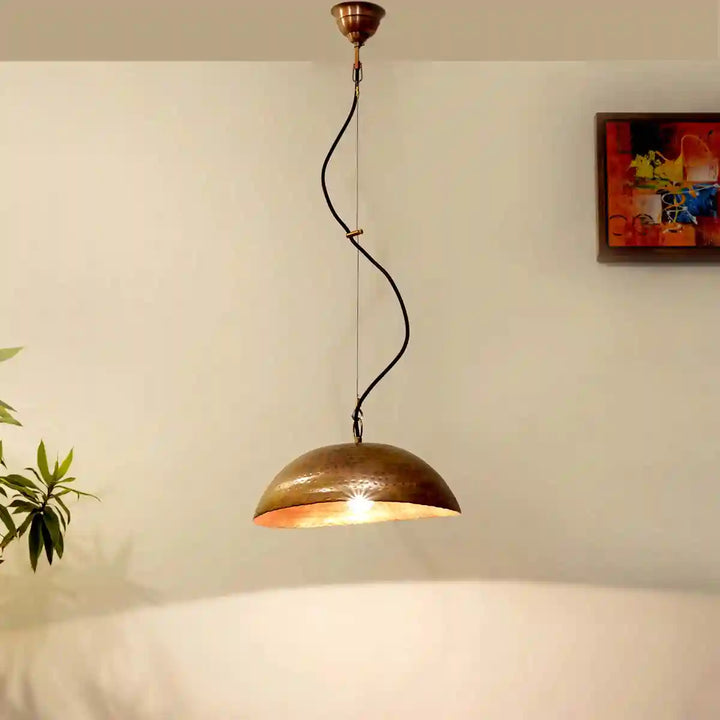 Priddy Copper Metal Pendant Light