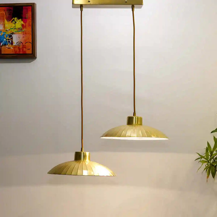 Patrice Brass Metal Pendant Light