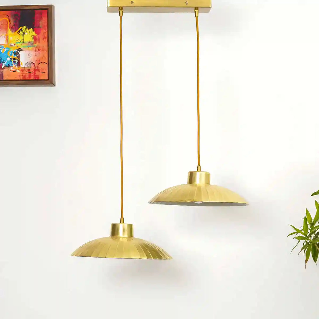 Patrice Brass Metal Pendant Light