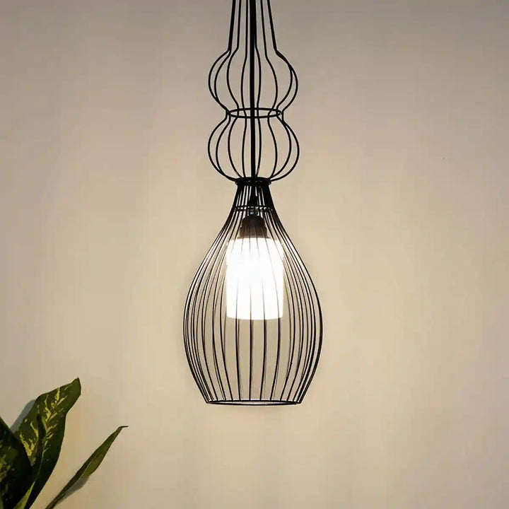 Onza Black Metal Pendant Light